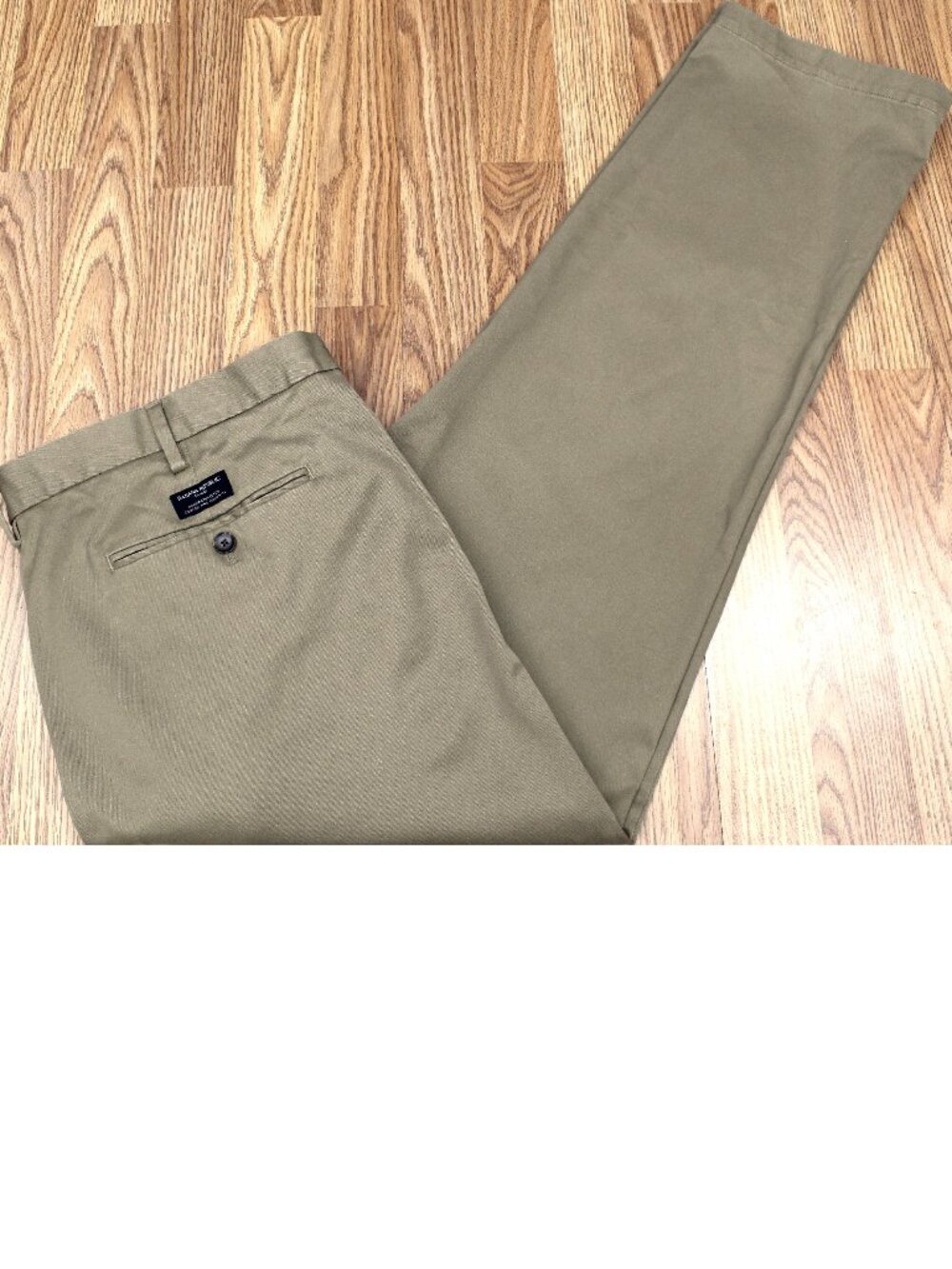 40x32 BANANA REPUBLIC SKINNY FULTON CHINOS PANTS COTTON/SPANDEX KHAKI 40W x 32L